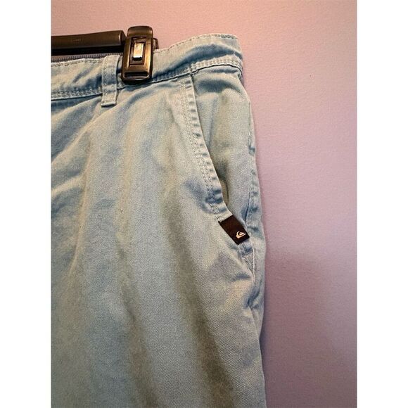 Quiksilver Men's Chino Shorts Green Size 34 Casual - Picture 2 of 12